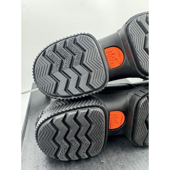 Sorel Women’s Boots ONA AVE Chelsea Chunky Boot Waterproof Sz 9 Black/Black New - Picture 16 of 16